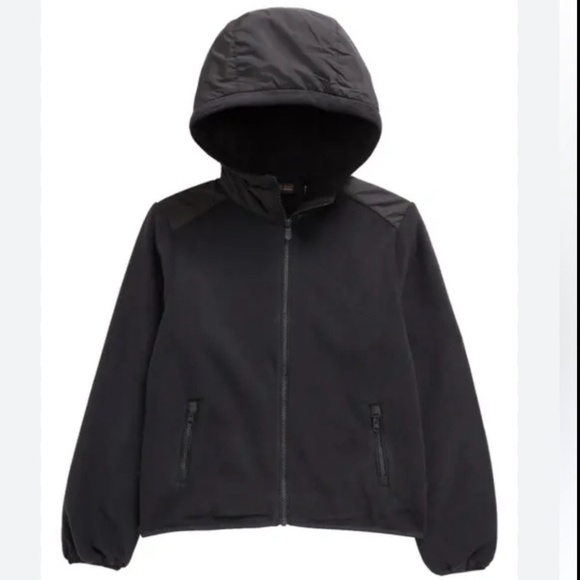 Save The Duck Kids' Neville Water Resistant Fleece Hoodie NWT - Picture 1 of 6